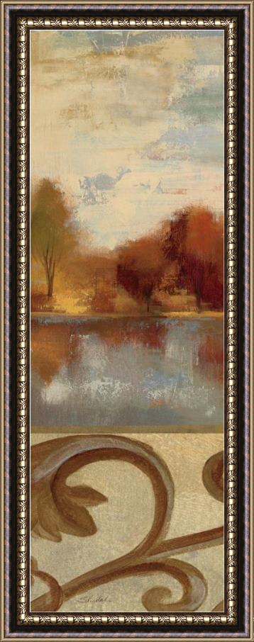 Silvia Vassileva Spring Lake Panel II Framed Painting