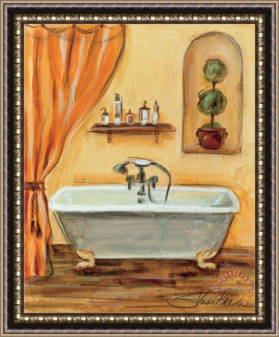Silvia Vassileva Tuscan Bath I Framed Painting