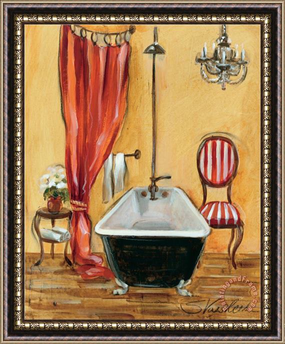 Silvia Vassileva Tuscan Bath III Framed Painting