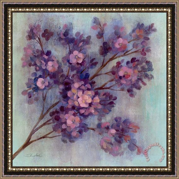 Silvia Vassileva Twilight Cherry Blossoms I Framed Print