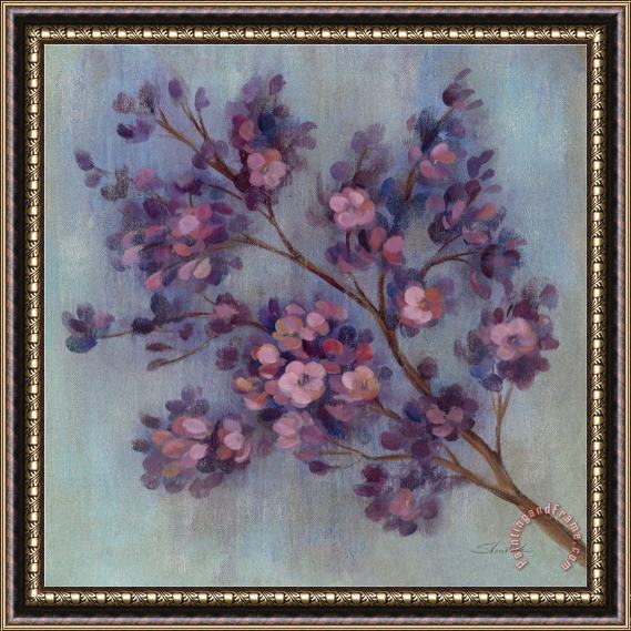 Silvia Vassileva Twilight Cherry Blossoms II Framed Print