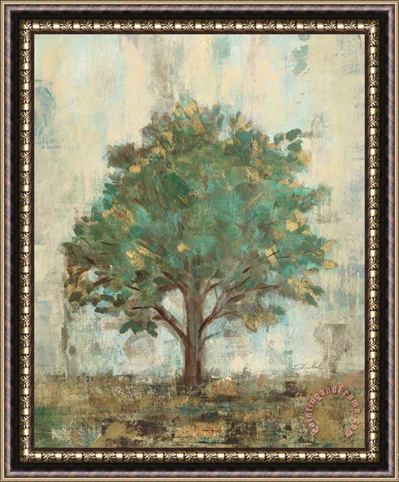 Silvia Vassileva Verdi Trees I Framed Painting