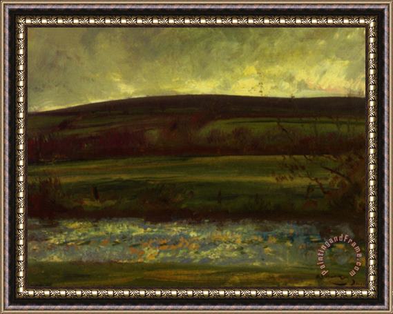 Sir Alfred James Munnings The River Barle Exmoor Framed Painting