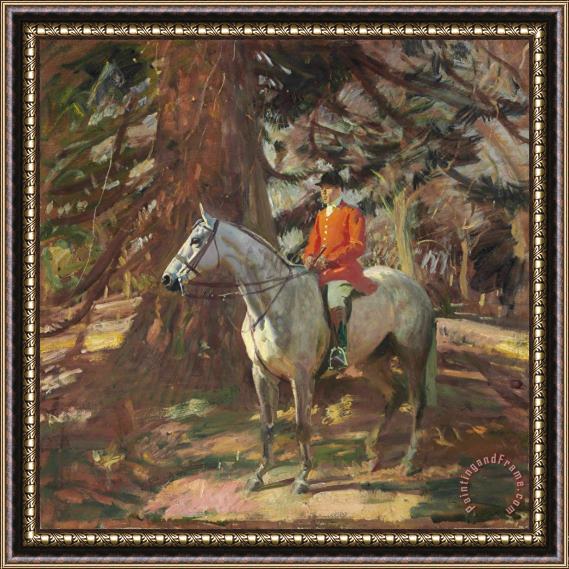 Sir Alfred James Munnings The Whip Framed Painting