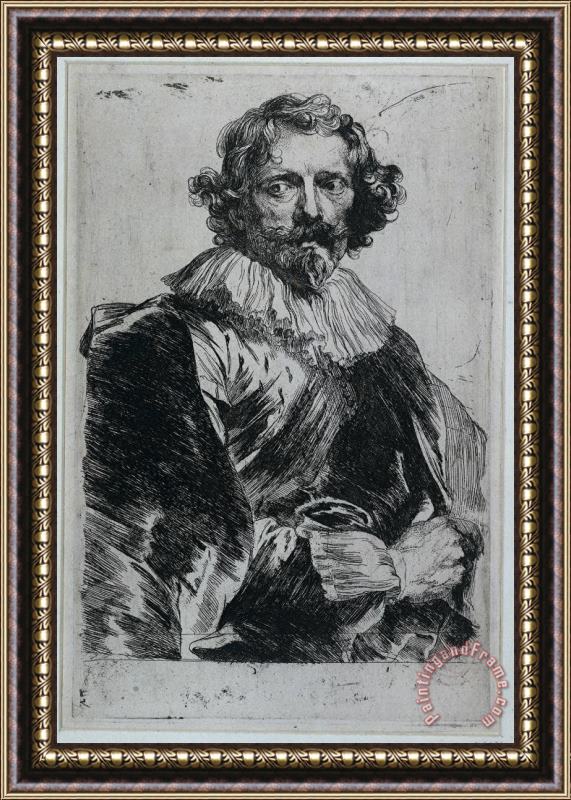 Sir Antony Van Dyck Lucas Vorsterman Framed Painting