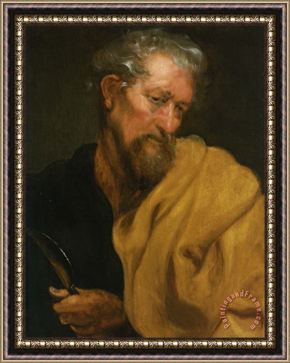 Sir Antony Van Dyck Saint Bartholomew Framed Painting