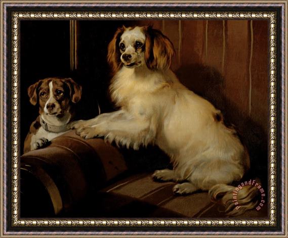 Sir Edwin Landseer Bony And Var Framed Painting