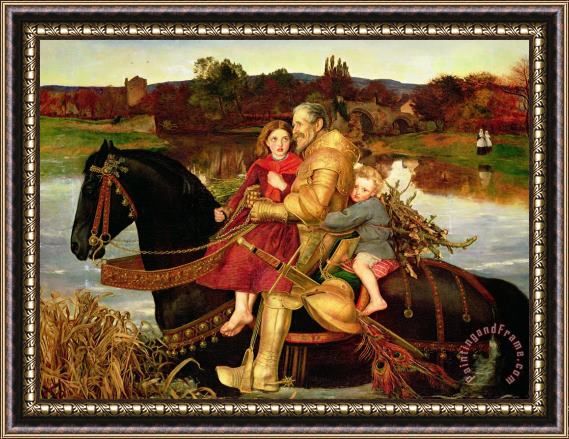 Sir John Everett Millais A Dream of the Past Framed Painting