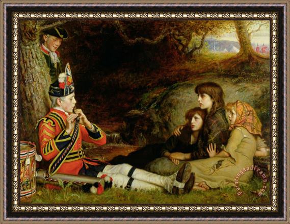 Sir John Everett Millais An Idyll Framed Print