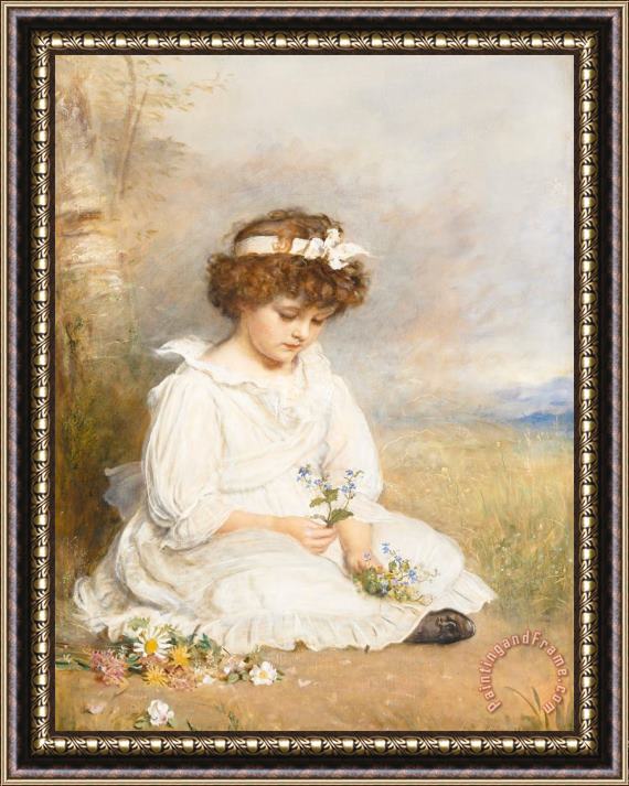 Sir John Everett Millais Darling Framed Painting