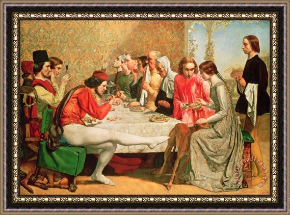 Sir John Everett Millais Isabella Framed Painting