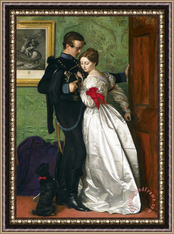 Sir John Everett Millais The Black Brunswicker Framed Print