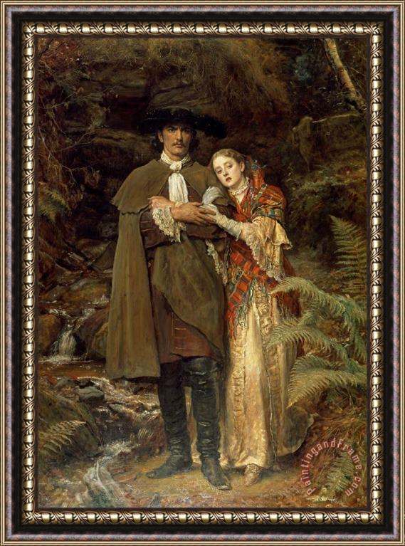 Sir John Everett Millais The Bride of Lammermoor Framed Painting