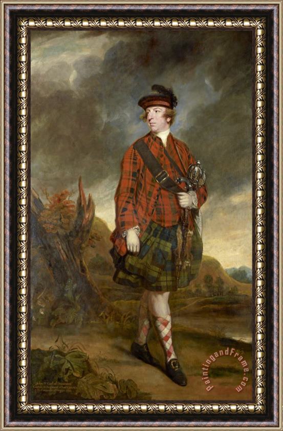 Sir Joshua Reynolds John Murray, 4th Earl of Dunmore Framed Print
