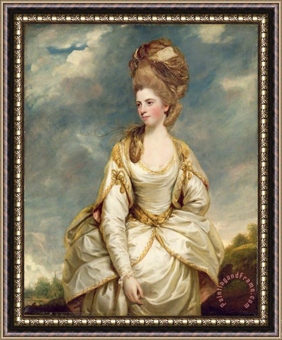 Sir Joshua Reynolds Miss Sarah Campbell Framed Painting