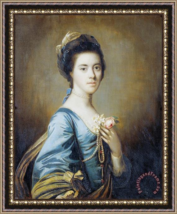 Sir Joshua Reynolds Mrs Margaret Desenfans Framed Painting