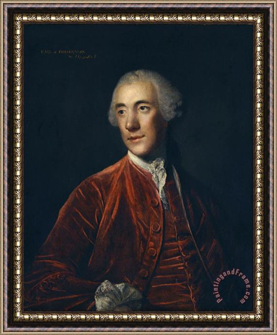 Sir Joshua Reynolds Robert D'arcy, 4th Earl of Holderness Framed Print