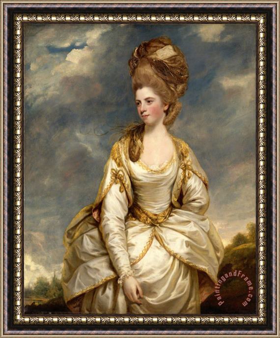 Sir Joshua Reynolds Sarah Campbell Framed Painting