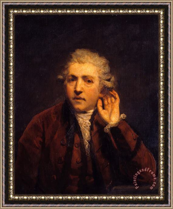 Sir Joshua Reynolds Self Portrait As a Deaf Man Framed Print