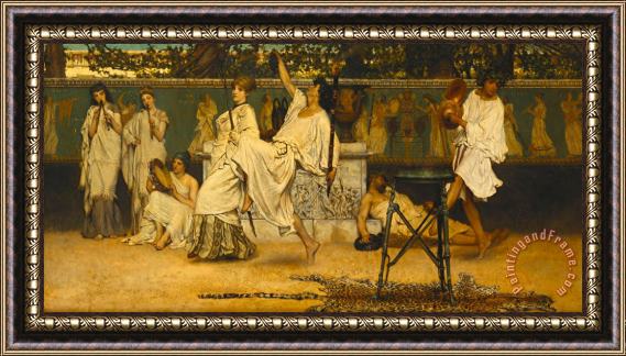 Sir Lawrence Alma-Tadema Bacchanal Framed Print