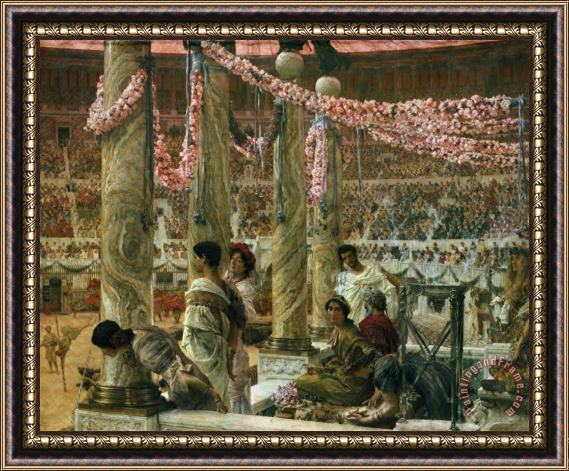 Sir Lawrence Alma-Tadema Caracalla and Geta Framed Print