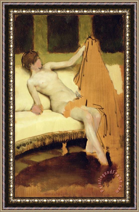 Sir Lawrence Alma-Tadema Female Nude Framed Print