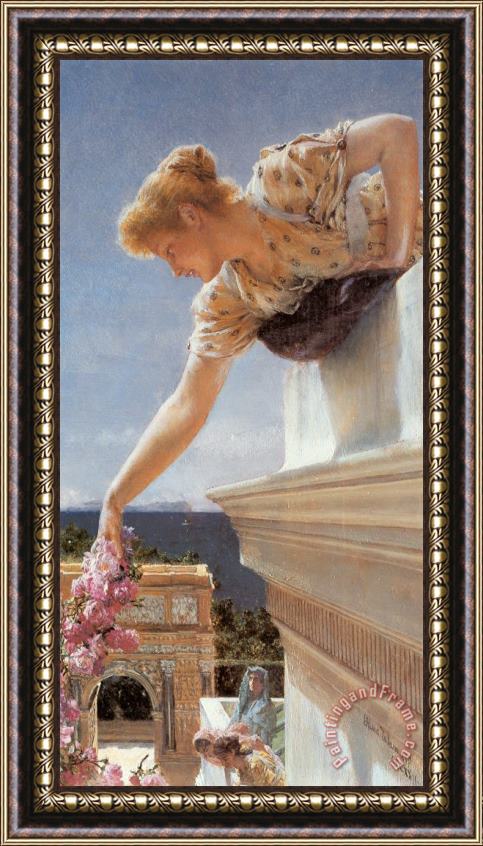 Sir Lawrence Alma-Tadema God Speed! Framed Painting