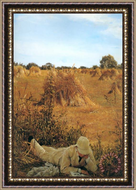 Sir Lawrence Alma-Tadema Ninetyfour in The Shade Framed Print