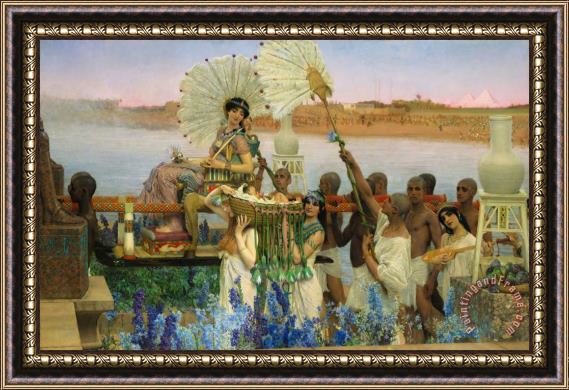 Sir Lawrence Alma-Tadema The Finding of Moses Framed Print