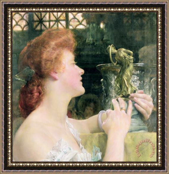 Sir Lawrence Alma-Tadema The Golden Hour Framed Painting