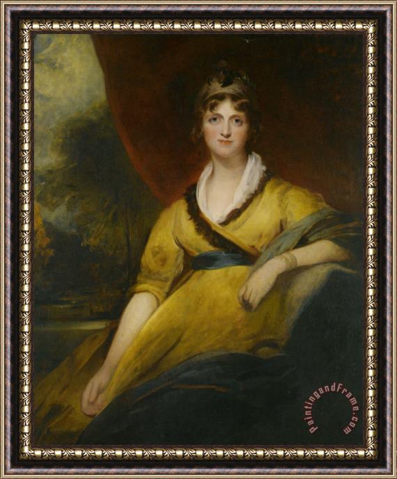 Sir Thomas Lawrence Portrait of Mary Countess of Inchiquin Framed Painting