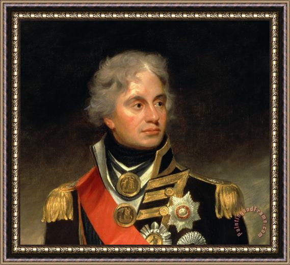 Sir William Beechey Horatio Viscount Nelson Framed Painting