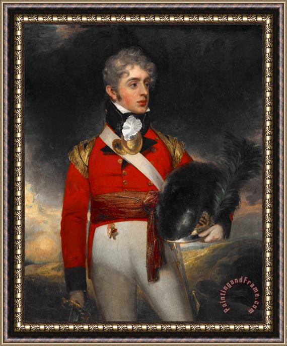 Sir William Beechey Lieutenant John Pollock (john Pocock) Framed Print