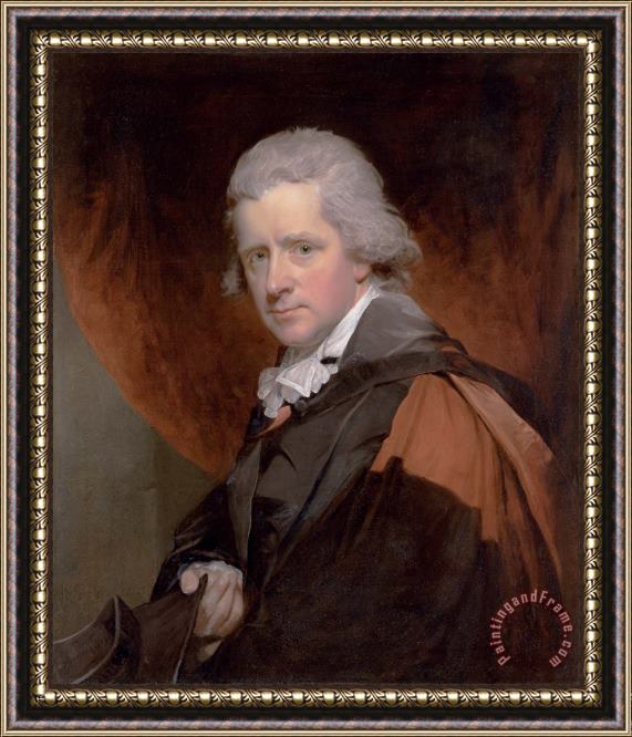 Sir William Beechey Reverend Dr. Charles Symmons, 1794 Framed Painting
