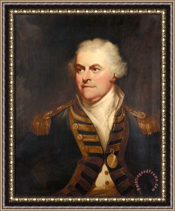 Sir William Beechey Vice Admiral Lord Alan Gardner Framed Print