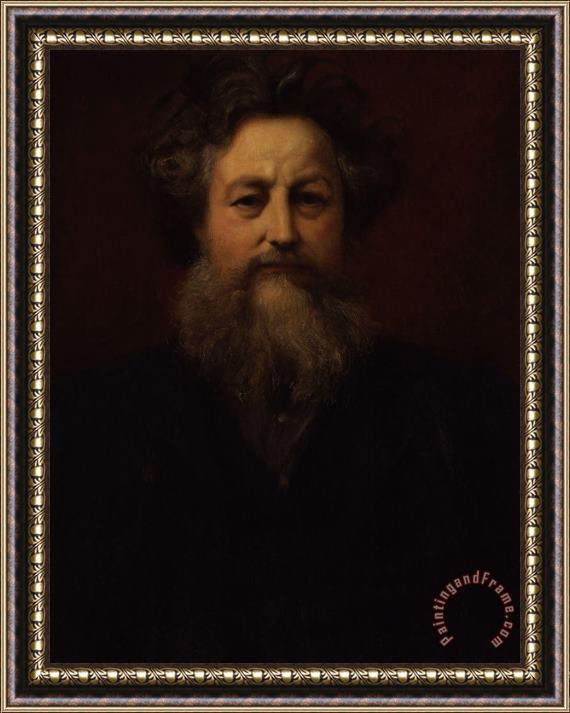Sir William Blake Richmond William Morris Framed Print