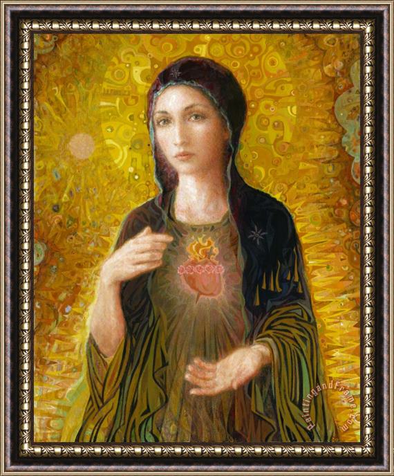 Smith Catholic Art Immaculate Heart of Mary Framed Painting