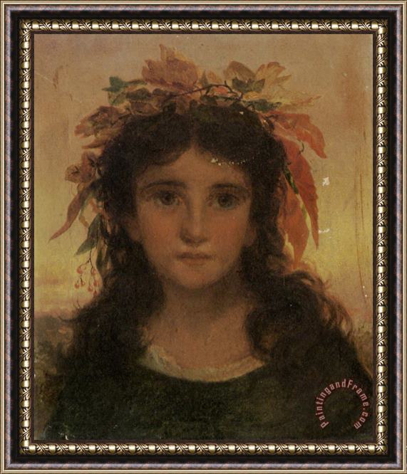 Sophie Gengembre Anderson Autumn Framed Painting