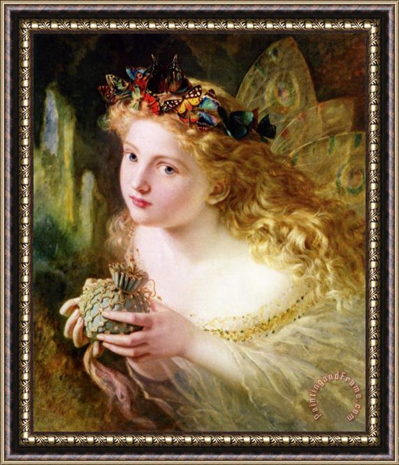 Sophie Gengembre Anderson Take The Fair Face of Woman Framed Painting