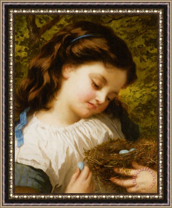 Sophie Gengembre Anderson The Brids Nest Framed Painting