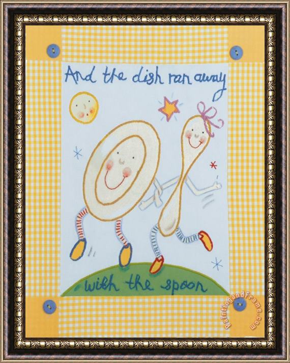 Sophie Harding And The Dish Ran Away Framed Painting