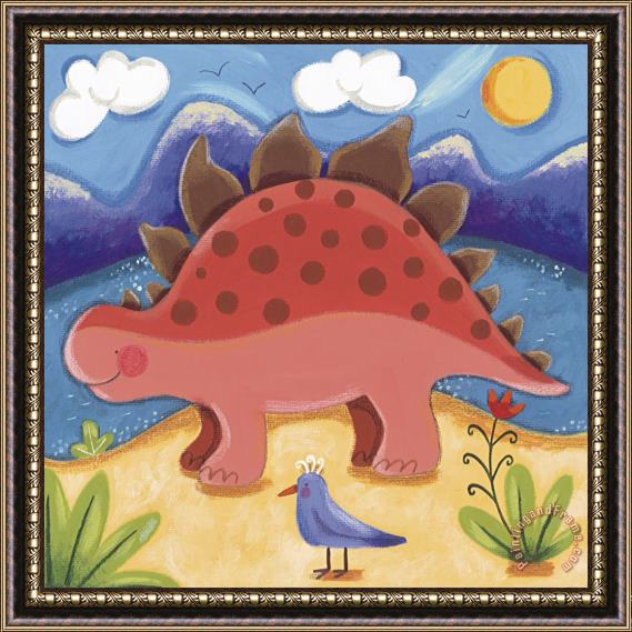 Sophie Harding Baby Steggy The Stegosaurus Framed Print