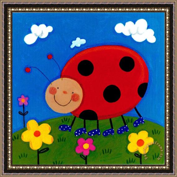 Sophie Harding Mini Bugs Iv Framed Painting