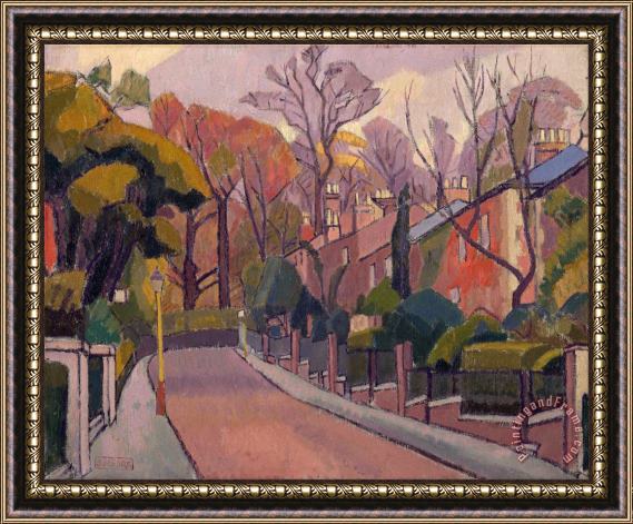 Spencer Frederick Gore Cambrian Road, Richmond Framed Painting