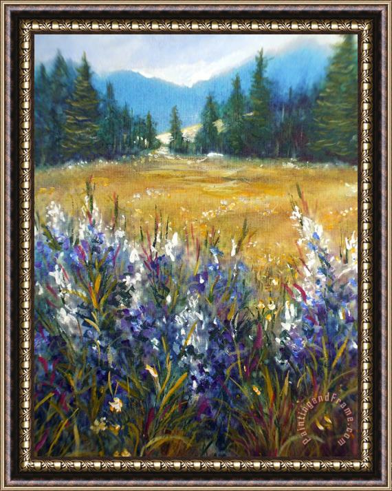 Steven Mills Sierra Meadow Framed Painting