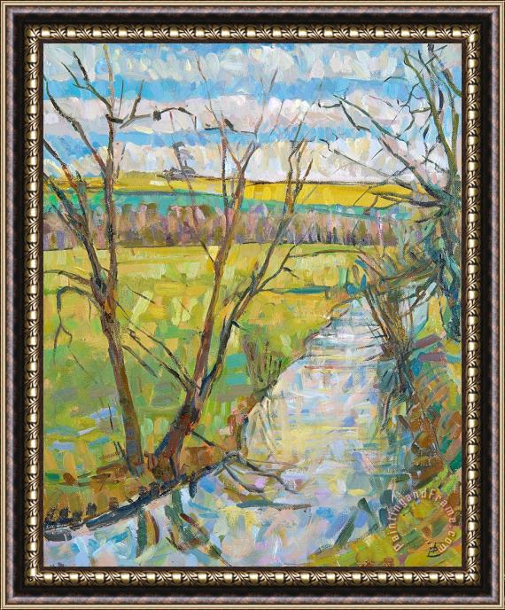 The Cherwell from Rousham II Erin Townsend Framed Painting