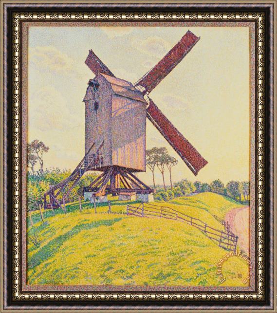Theo van Rysselberghe Kalf Mill Framed Print