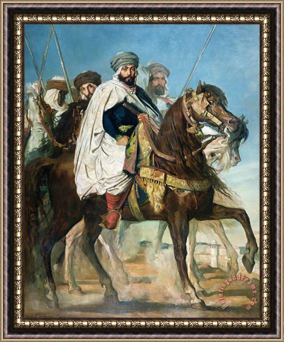 Theodore Chasseriau The Last Caliph of Constantine Framed Print