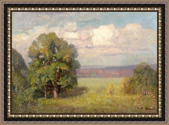 Theodore Clement Steele Mellowing Year (the Big Oak) Framed Print