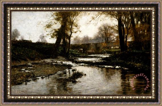Theodore Clement Steele Pleasant Run Framed Painting